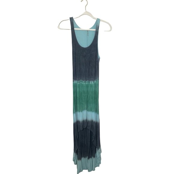 Awake Couture High Low Hem Size Medium Tie Dye Dress Sleeveless Scoop Neck Sz M - Picture 1 of 7